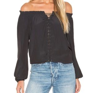 Ramy Brooke Jackie off the shoulder blouse